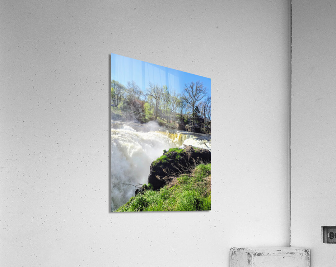 Where the Earth Breathes in Light and Water Acrylic Print