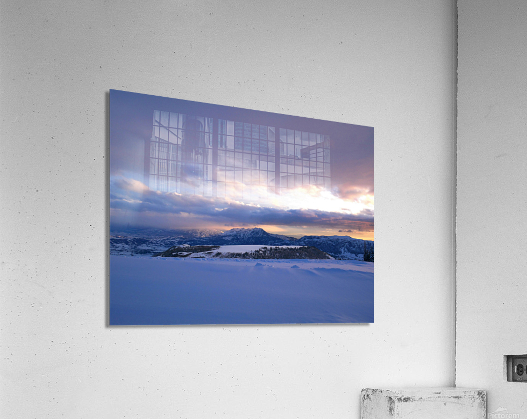 Heavenly Sunset in Eden 3 Acrylic Print