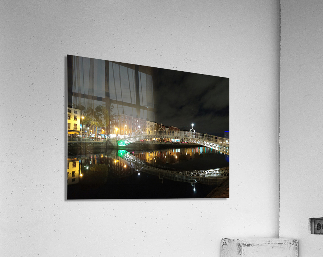 Dublin Dreams along River Quay 1C Acrylic Print