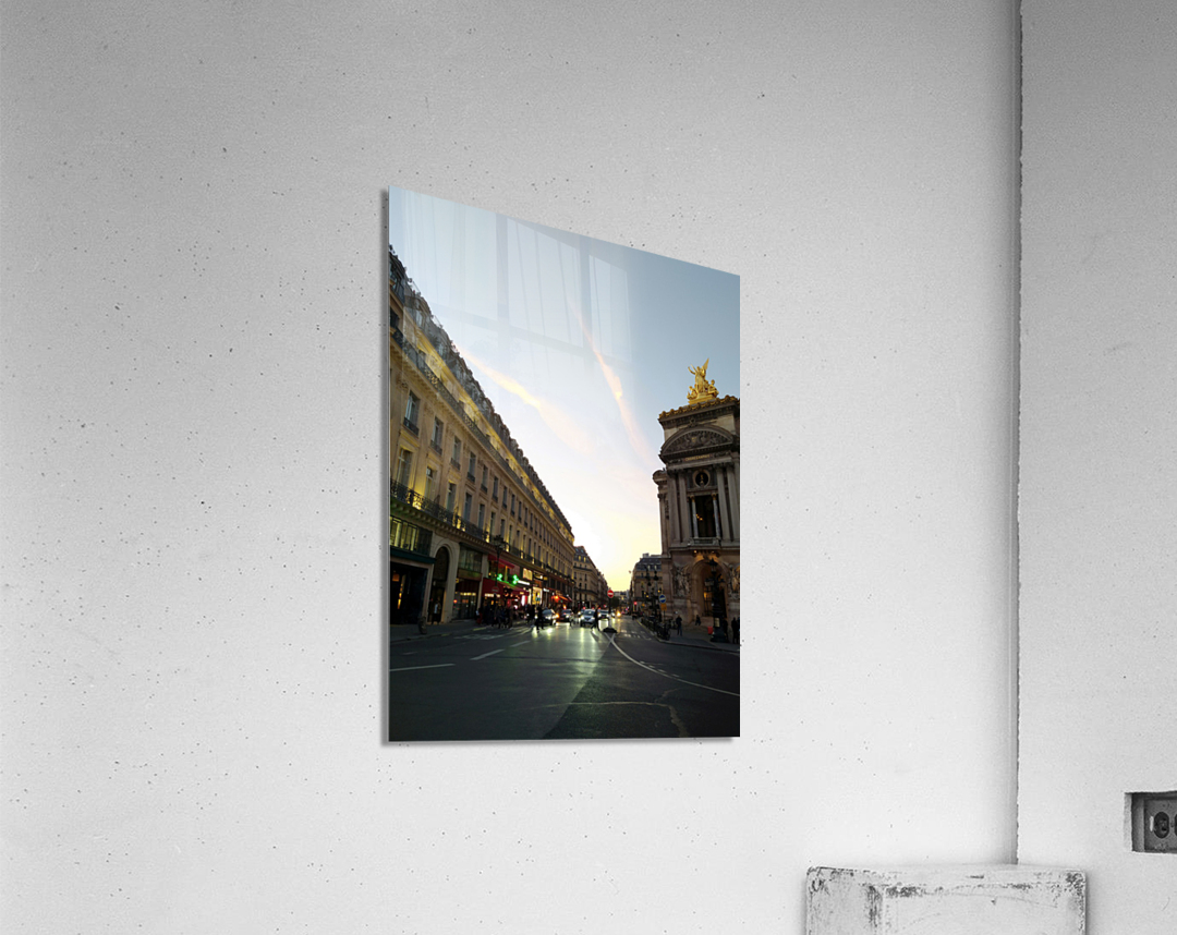 Streets of Paris -- The Palais Garnier Acrylic Print