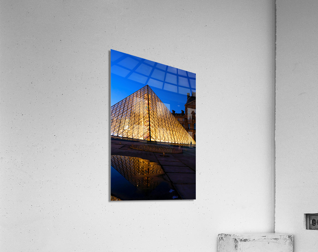 Evening Louvre 3 Acrylic Print