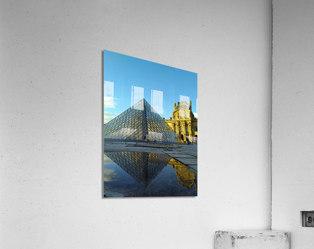 I Louvre Reflections 2 Acrylic Print