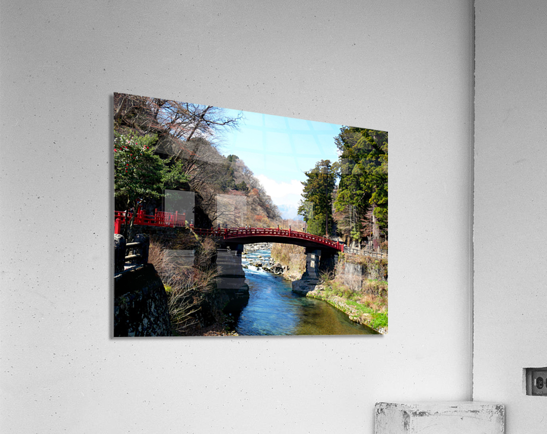 Water Under the Japanese Bridge 2 Acrylic Print