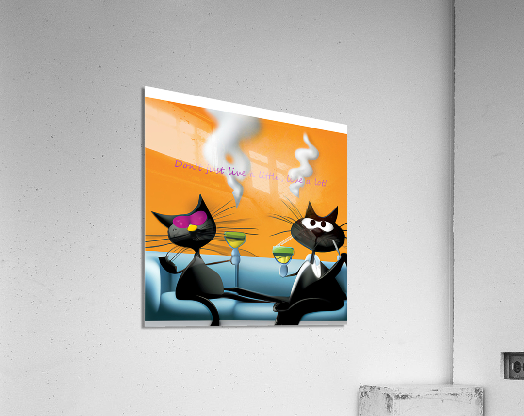 BadCatz Bar Fly 1A Acrylic Print