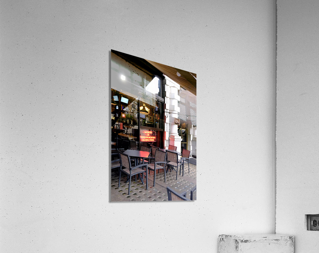 A Hard Rule at this Cafe Acrylic Print