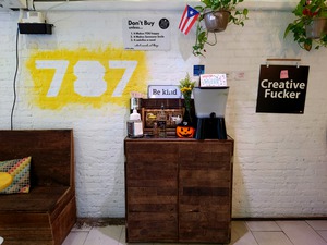 Creative Coffee Shop Display