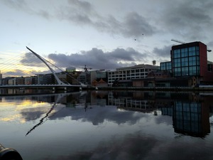 Calm Along River Quay 1