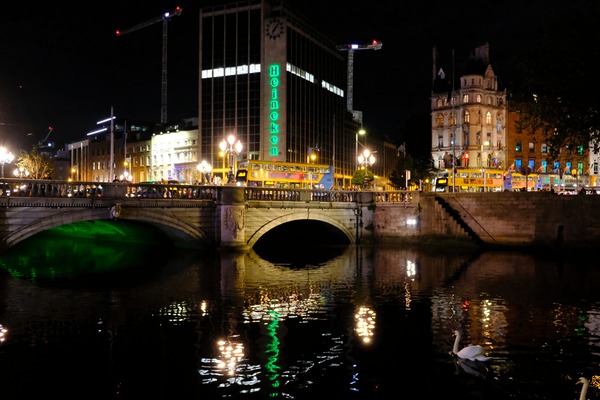 Dublin Dreams along River Quay 3 Print