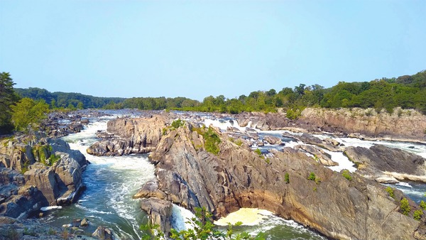Great Falls Park Panoramic Print