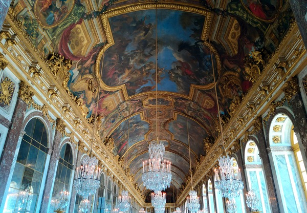 Palace of Versailles -- Hall of Mirrors Print