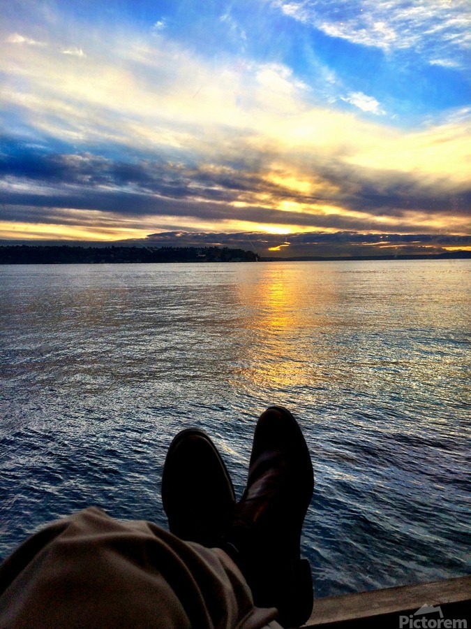 Relaxing Reflections at the Edgewater  Print