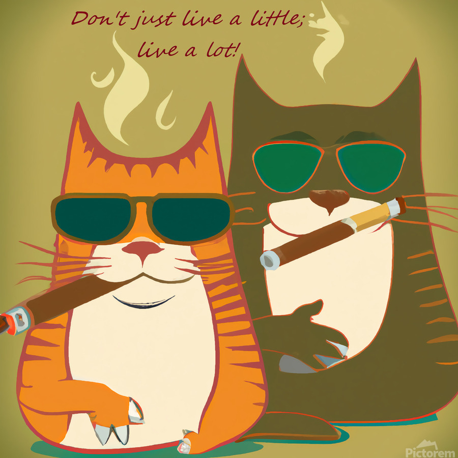 BadCatz Selfie 3  Print