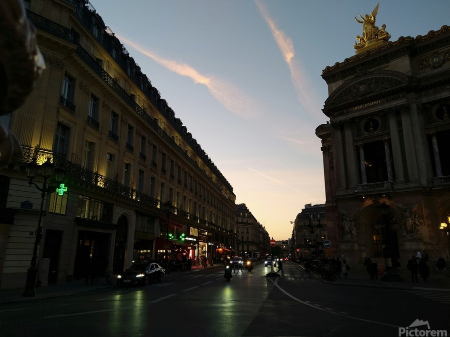 Streets of Paris -- The Palais Garnier 2  Print