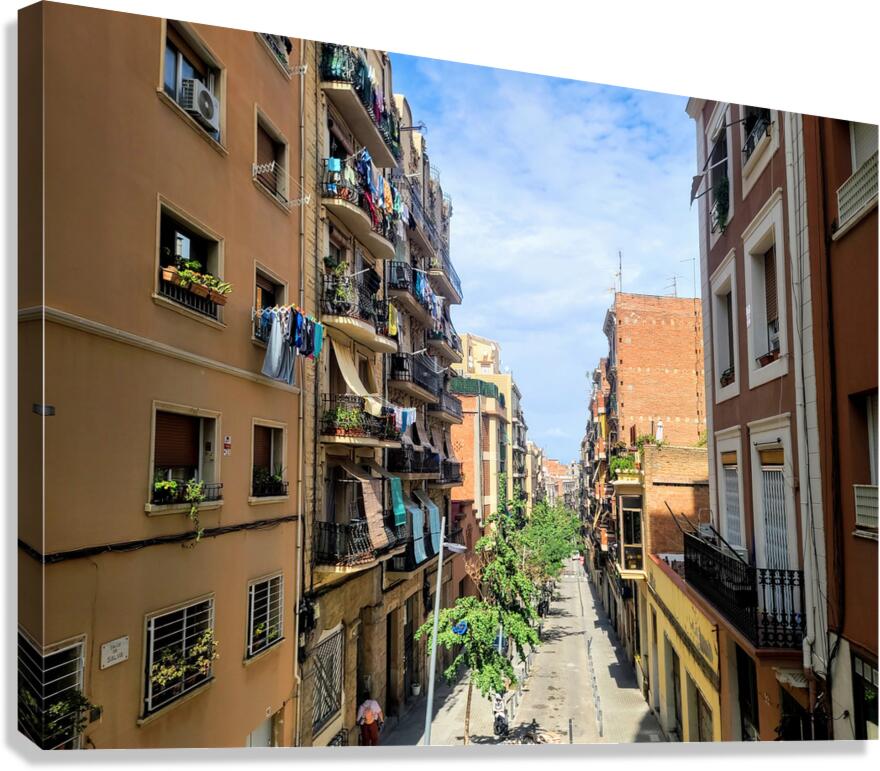 Midday Stories of a Forgotten Street Canvas Print