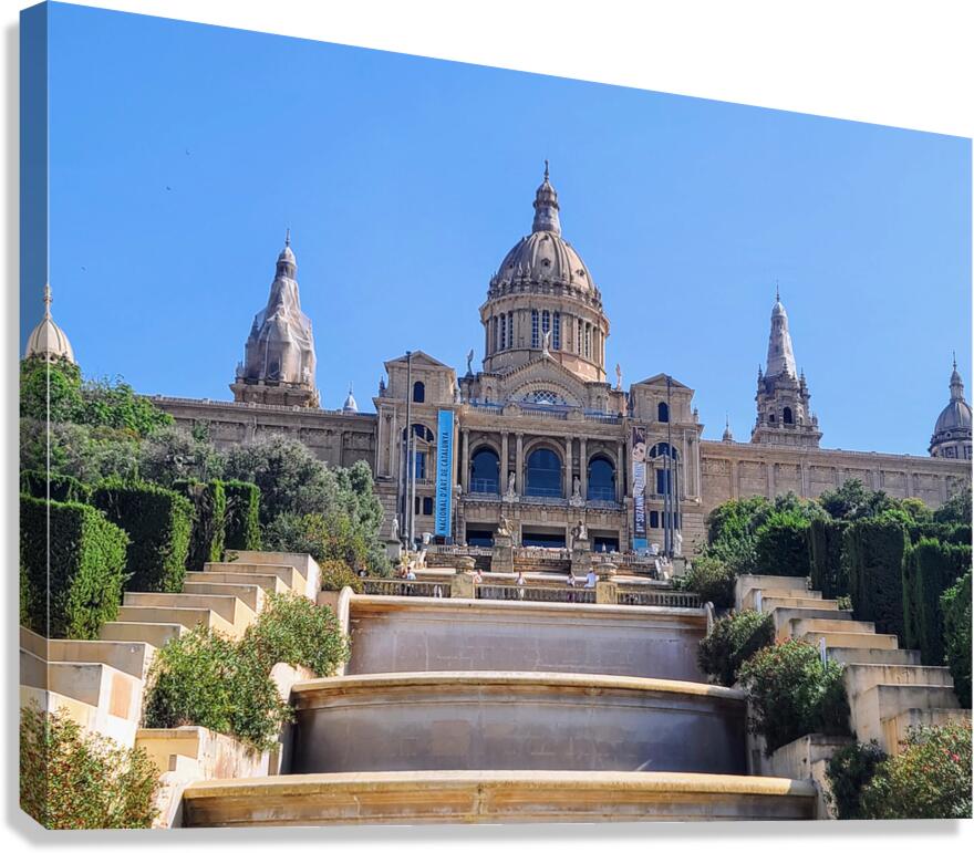 Museum of Catalan Visual Arts: Barcelona’s Time-Sculpted Crown Canvas Print