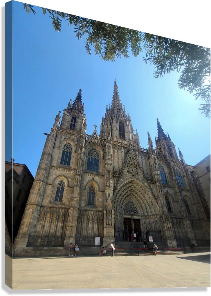 Barcelona Cathedral: Stone Hymns to the Sky Canvas Print