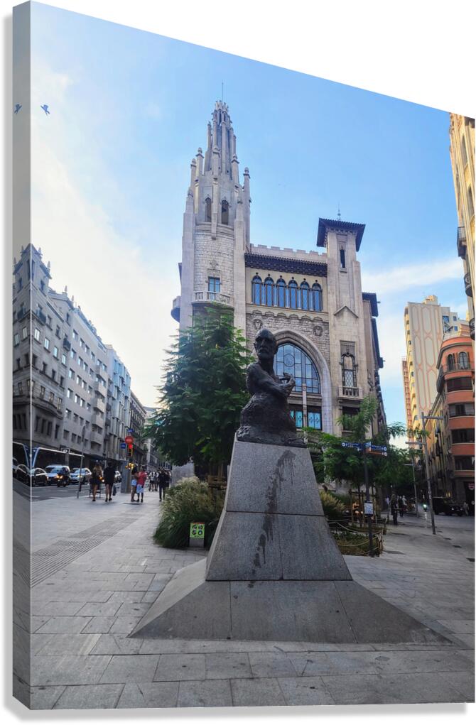 Guardians of Gothic Splendor Canvas Print