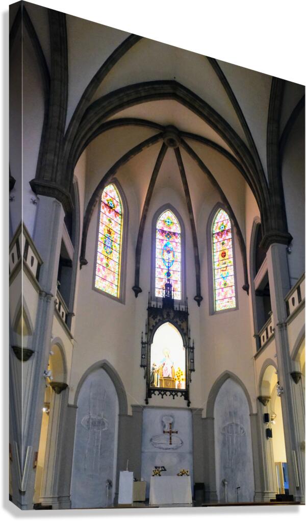 Cathedral Windows to Heaven Canvas Print