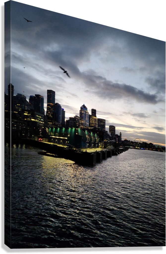 Seattle After Hours Canvas Print