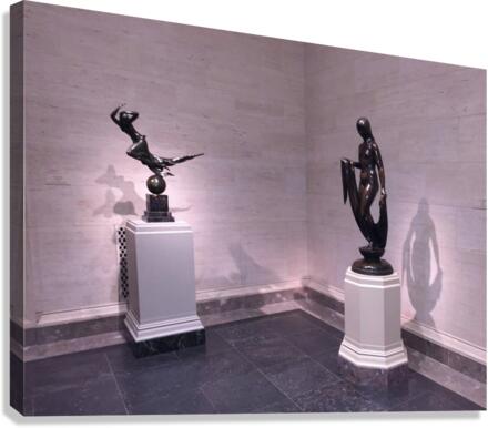 Museum Reflections 1B Canvas Print