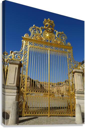 The Palace of Versailles -- Gate to Luxury Canvas Print
