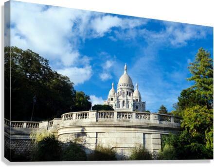 Sacred Heart of Montmartre -- Sacre-Cour Canvas Print