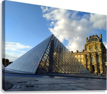 Just Louvre It 2C Canvas Print
