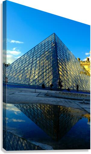 I Louvre Reflections 2B Canvas Print