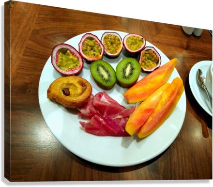 Passioned Fruits Meat Pastry Canvas Print