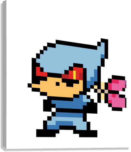 Baby Shark Ninja Miko 2 Canvas Print