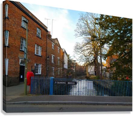 Quaking Bridge Oxford Canvas Print
