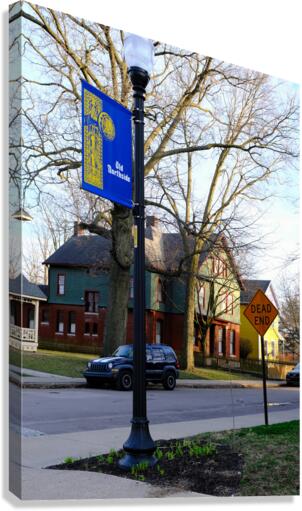 The End of Old North Side  Canvas Print