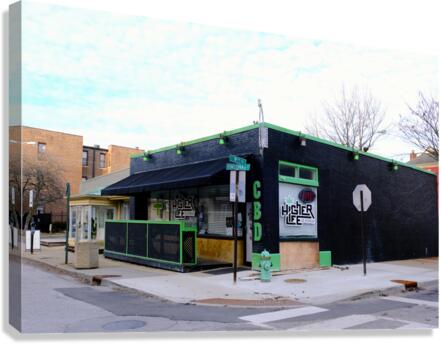 “Corner Culture” – Where the City Breathes Canvas Print