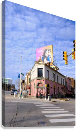 Flatiron Corner Glow Canvas Print