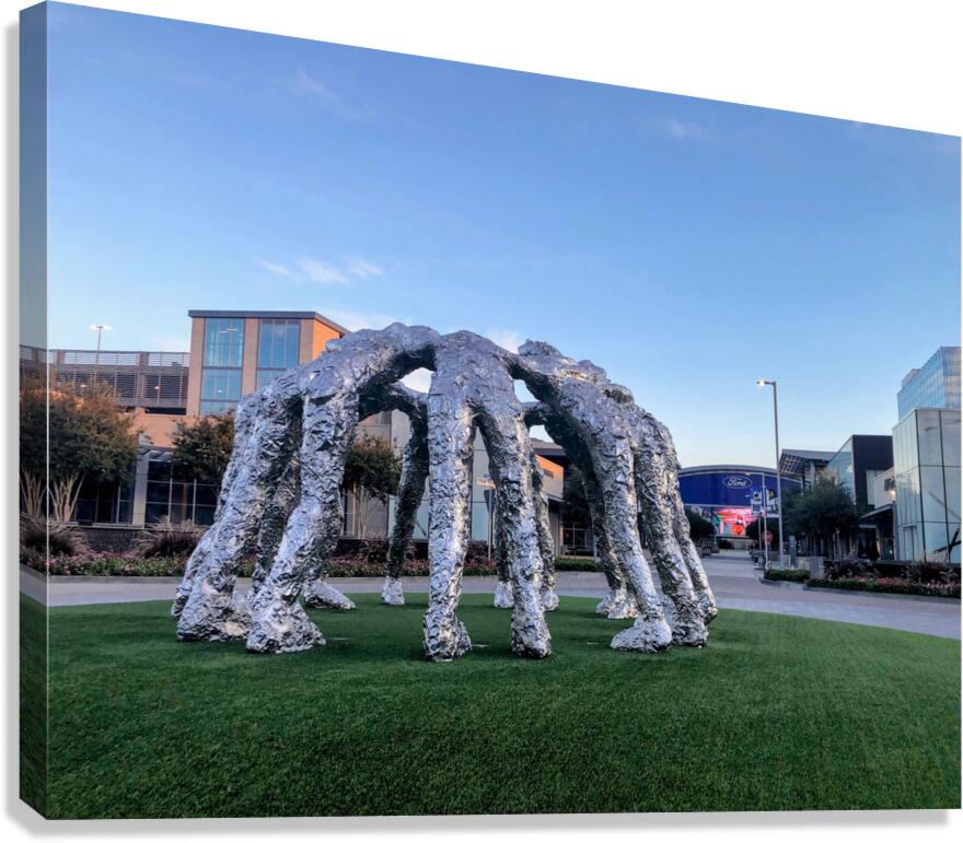 Interlocked Giants Canvas Print