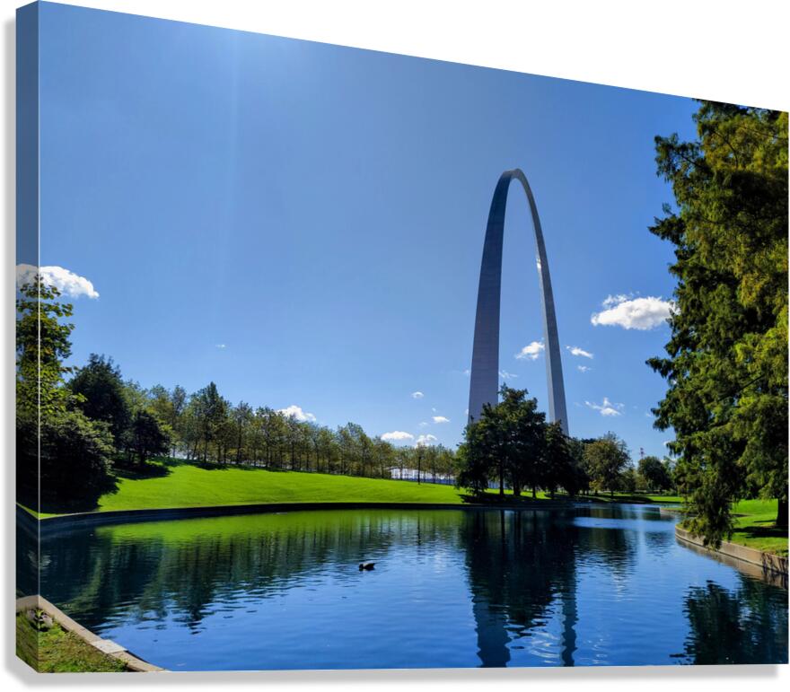 Reflections of the Arch Canvas Print