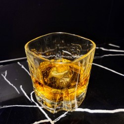 Aged Gold in a Crystal Cage