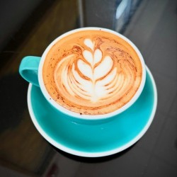 Latte Bloom April 2025 Art in a Cup