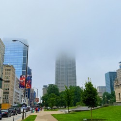 Fogbound Skyline Stroll