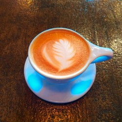 Frothy Feather Lavender Vanilla Latte