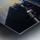 Velvet Pool Burning Sky Metal print