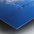 Barcelona Beach: Steps Toward Solace Metal print