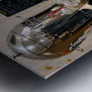 Fall Cider Station Metal print