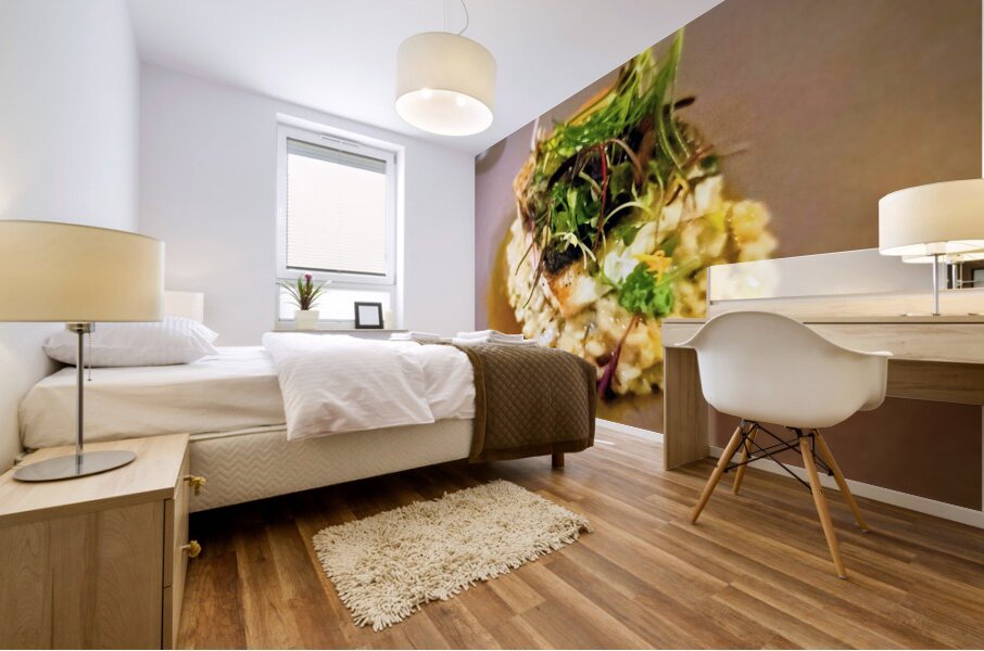 Earth Ocean Flame: A Coastal Culinary Portrait Mural print