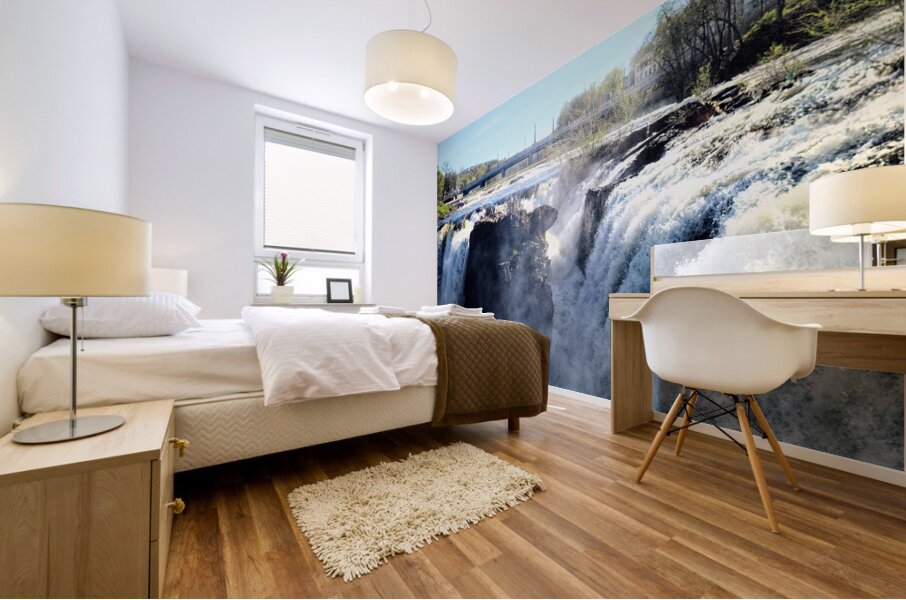 Sky Meets Surge: Paterson Great Falls Divided Mural print