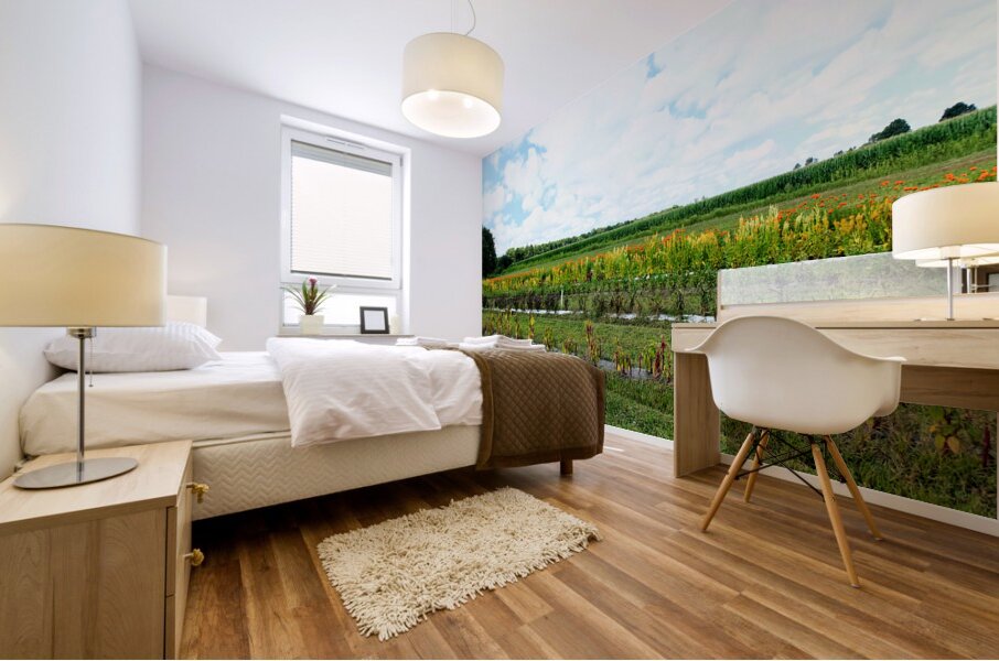 The Silent Pulse of Cultivation Mural print