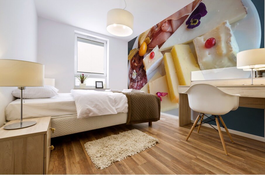 A Botanical Feast of the Senses Mural print