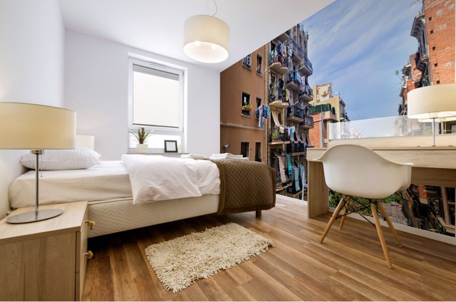 A Street Called Familiar Mural print