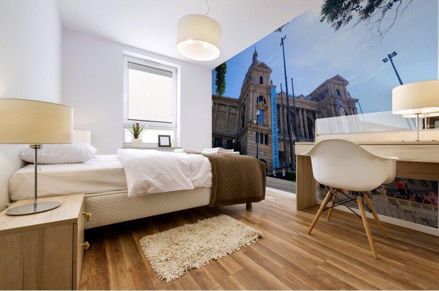 Stairway to Artistry – Barcelona’s Crown Jewel Mural print