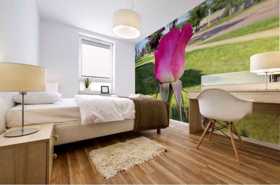 Petalbound: The Secret Just Before Beauty Speaks Mural print